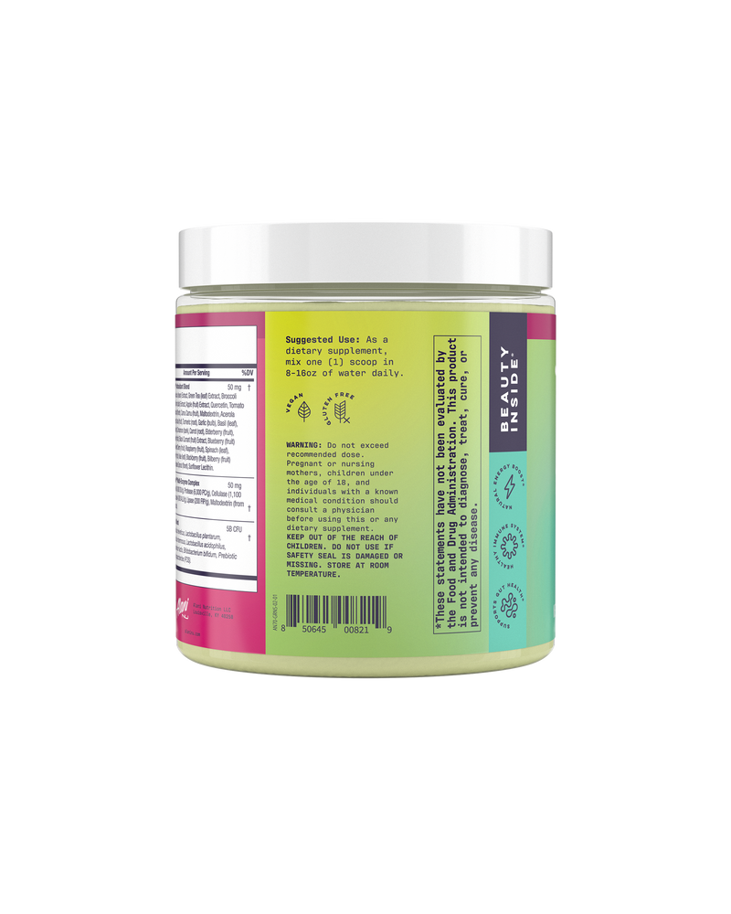 Super Greens Wild Berry Powder Daily Wellness Superfood Drink Mix
