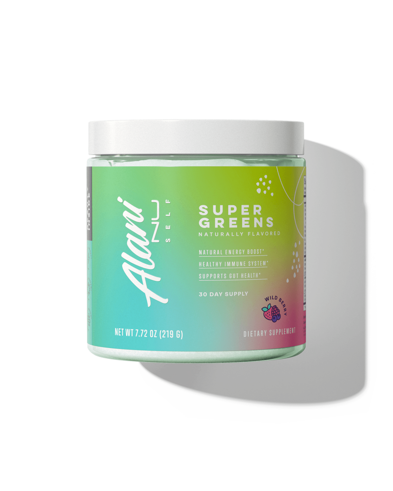 Super Greens Wild Berry Powder Daily Wellness Superfood Drink Mix