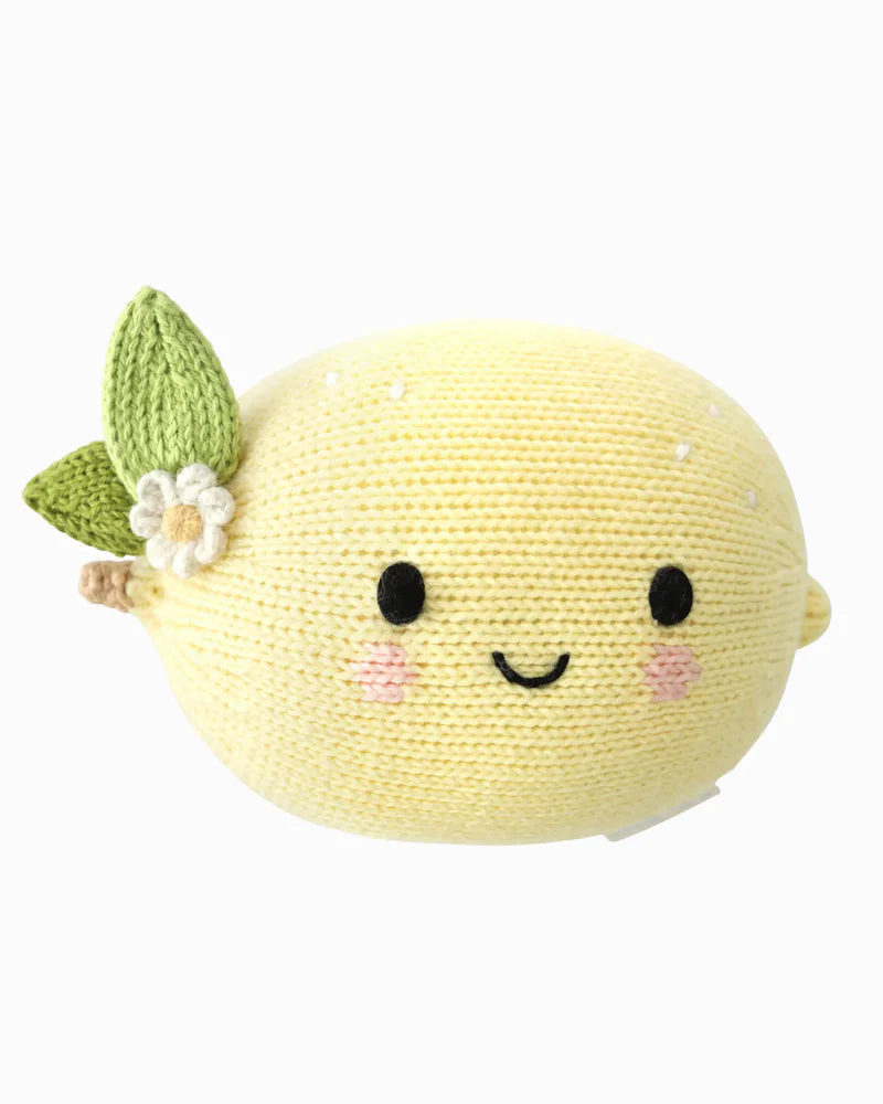 Baby Lemon Plush Stuffed Toy Soft Citrus Character Nursery Gift Companion