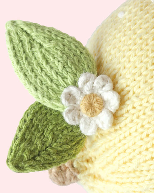 Baby Lemon Plush Stuffed Toy Soft Citrus Character Nursery Gift Companion