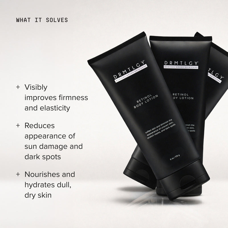 Retinol Body Lotion Skin Smoothing Firming Hydrating Anti Aging Care