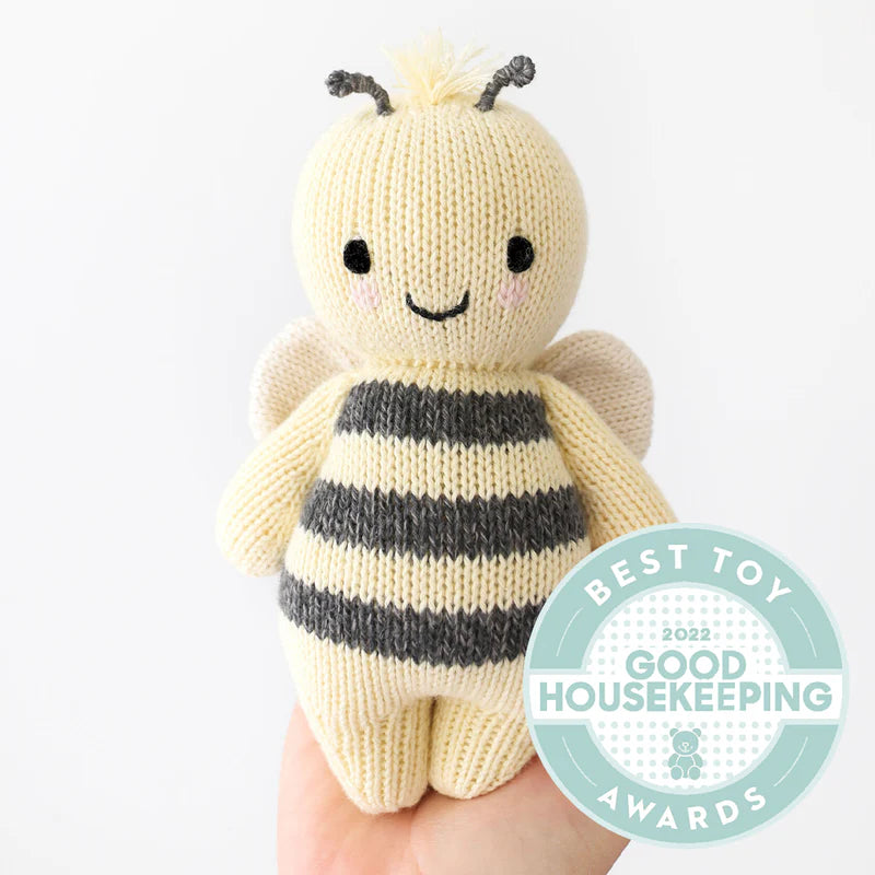 Baby Bee Plush Stuffed Animal Soft Cuddly Nursery Toy Gift for Kids