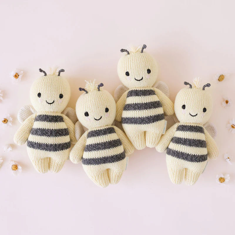 Baby Bee Plush Stuffed Animal Soft Cuddly Nursery Toy Gift for Kids