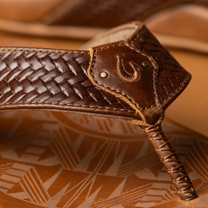 Mea Ola Lauhala Toffee – Stylish Comfortable Everyday Sandals