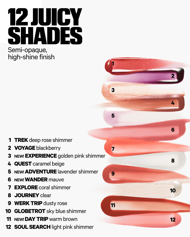Odyssey Lip Oil Gloss Hydrating Shine Non-Sticky Lip Treatment
