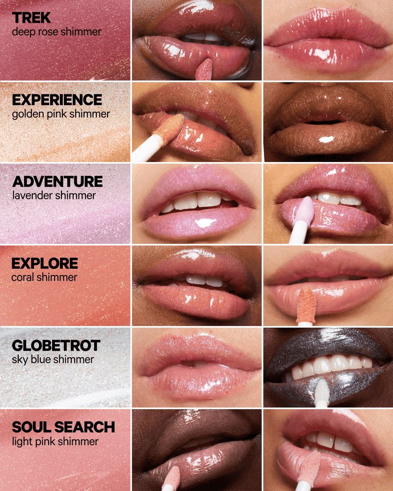 Odyssey Lip Oil Gloss Hydrating Shine Non-Sticky Lip Treatment