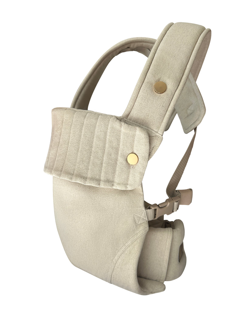Natural Linen Baby Carrier – Soft Breathable Ergonomic Carrier