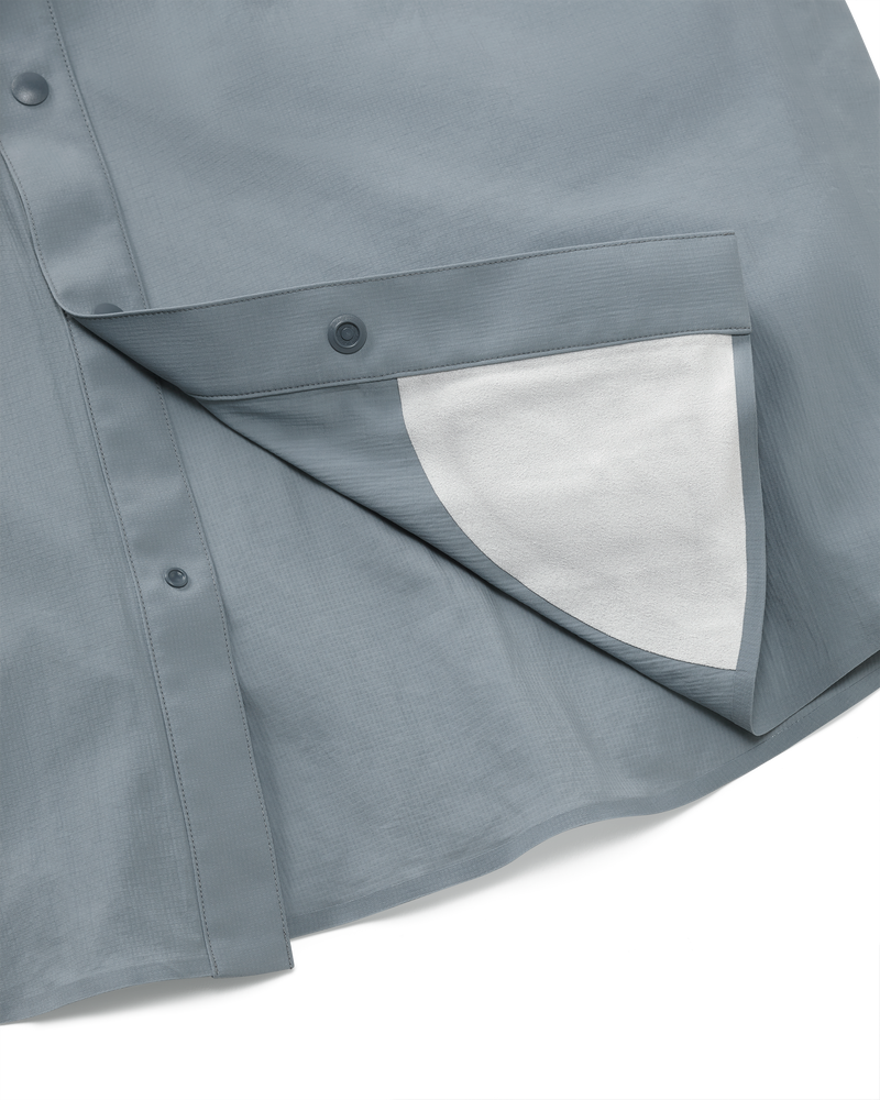 Salton LS Shirt Slate – Men’s Long Sleeve Casual Comfort Shirt