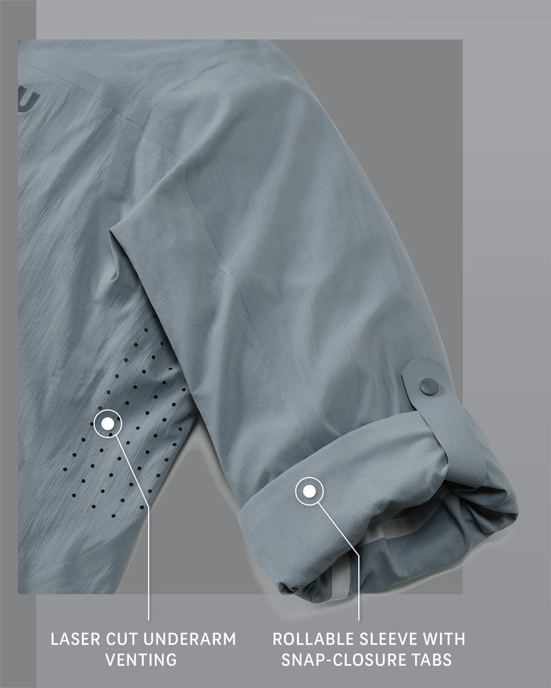 Salton LS Shirt Slate – Men’s Long Sleeve Casual Comfort Shirt