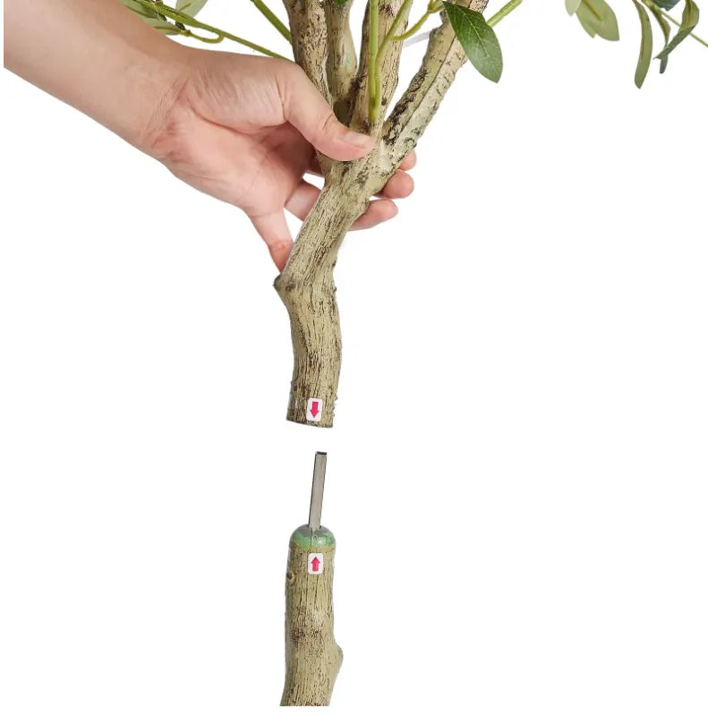 6FT Artificial Olive Tree Faux Potted Plant for Home Office Indoor Decor