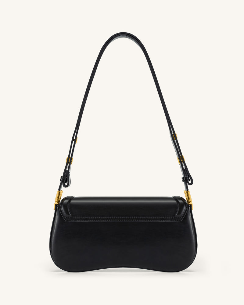 Joy Shoulder Bag Black – Stylish Everyday Fashion Handbag
