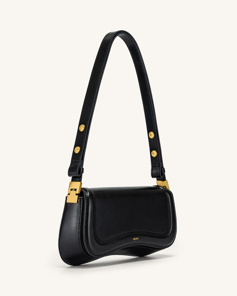 Joy Shoulder Bag Black – Stylish Everyday Fashion Handbag
