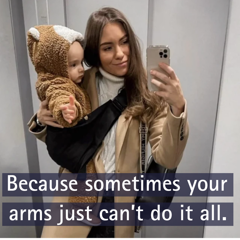 LIOR Cozy Sling Baby Carrier – Soft Adjustable Infant Wrap