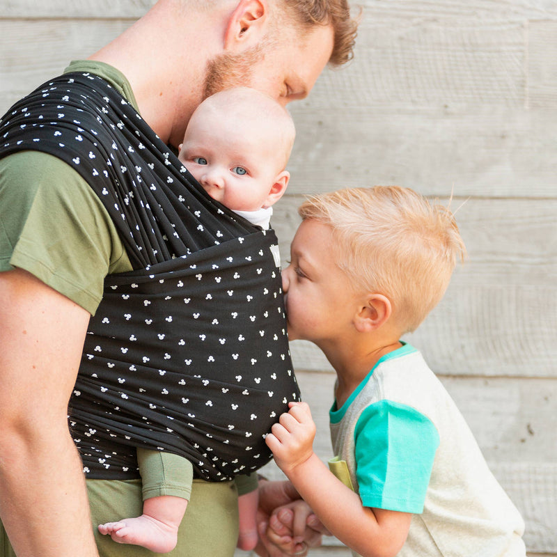 Moby x Disney Micro Mickey Baby Wrap | Featherknit Soft Carrier