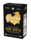 Chicken Bone Broth 16.9 oz Premium Savory Slow-Simmered Nutrient Rich Broth