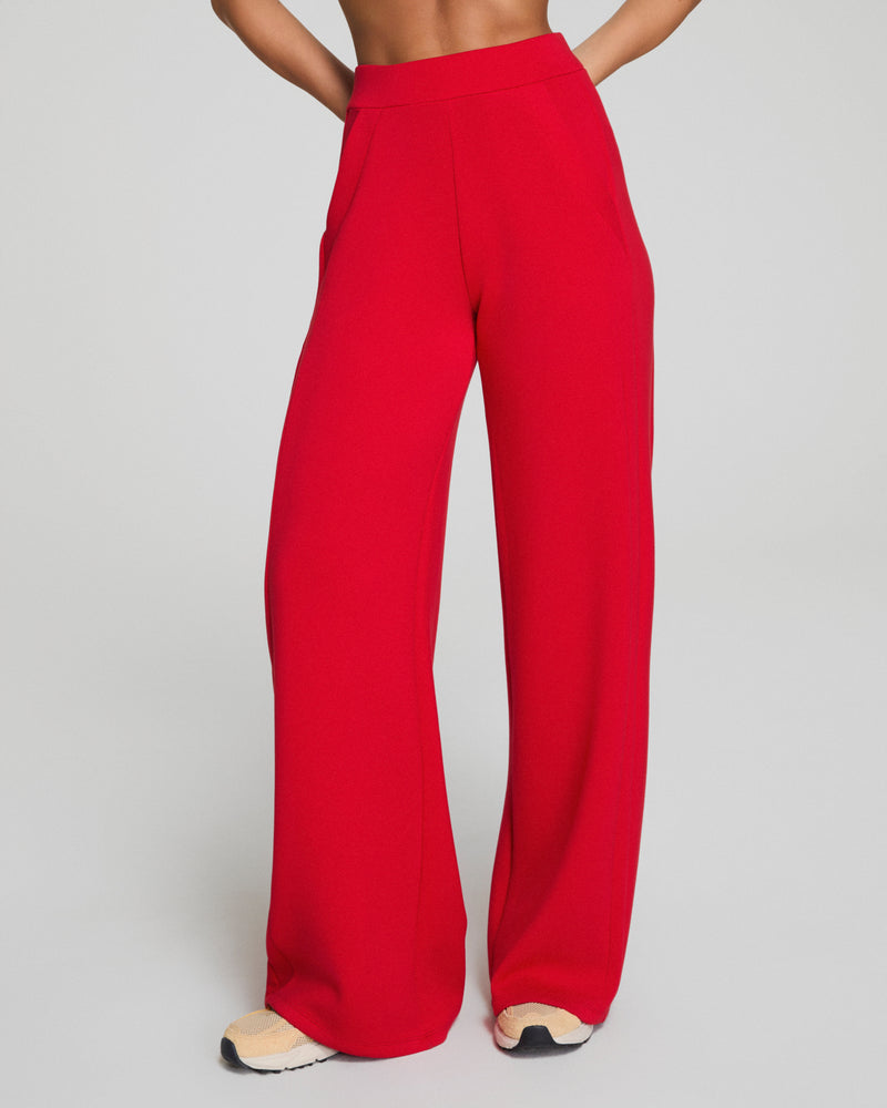 SPANX AirEssentials Wide Leg Track Pant – SPANX Red