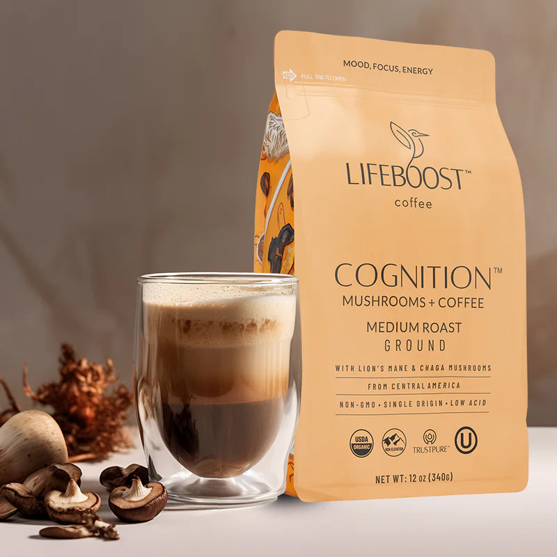 Cognition Mushroom Ground Coffee Premium Functional Coffee Blend