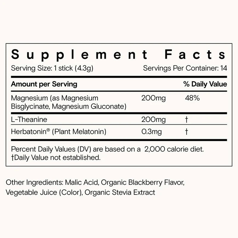 Sleepy Magnesi-Om Magnesium Sleep Support Powder Relaxation Nighttime Blend