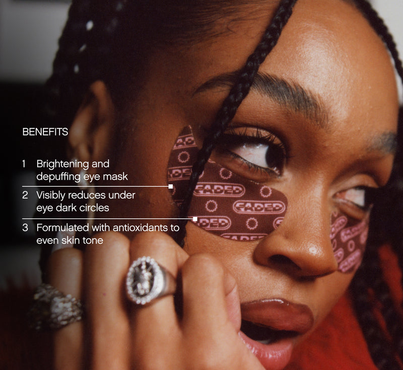 Cognac Faded Under Eye Masks Hydrating Depuff Brightening Eye Care