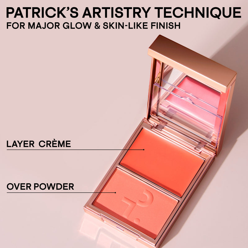 Mini Major Headlines Blush Duo – Crème & Powder Double-Take Blush