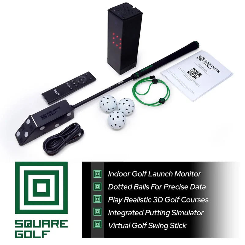 Square Golf Home Simulator – Indoor Golf Training & Practice System