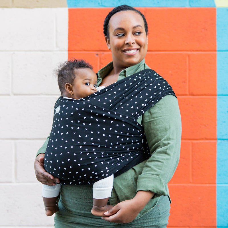 Moby x Disney Micro Mickey Baby Wrap | Featherknit Soft Carrier