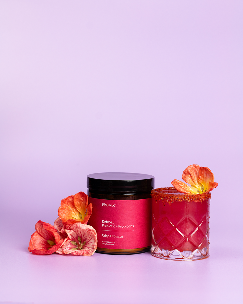 Crisp Hibiscus Debloat Prebiotic Probiotic Gut Health Digestive Support