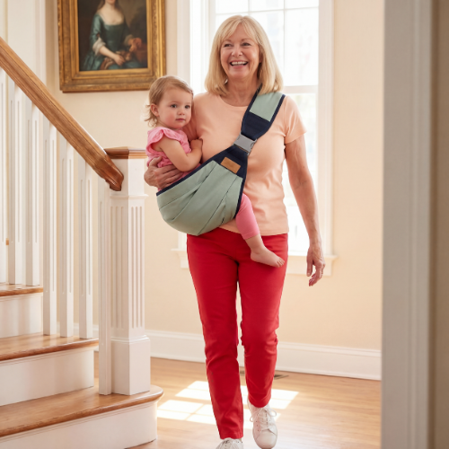 Nivaro ComfortLift™ Baby Carrier – Ergonomic Support Sling