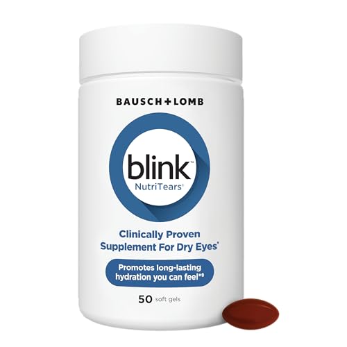 Blink NutriTears Dry Eye Supplement – 50 Softgels Exp 07/2027
