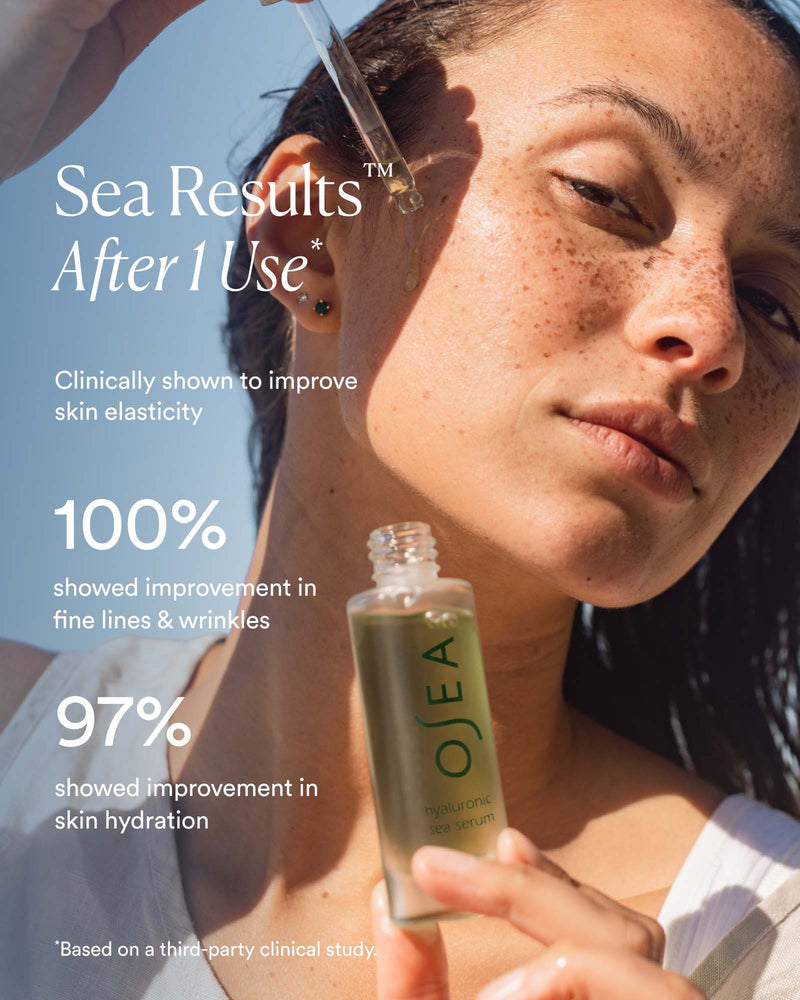 Hyaluronic Sea Serum Deep Hydration Plumping Glow Skin Booster