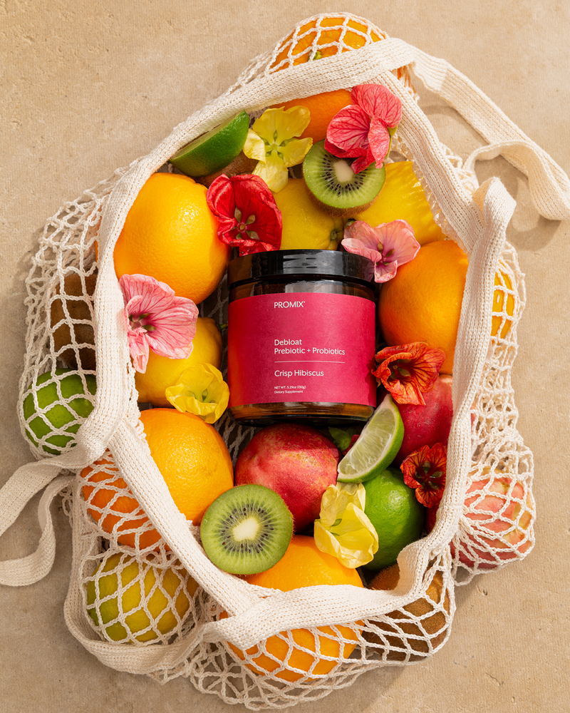 Crisp Hibiscus Debloat Prebiotic Probiotic Gut Health Digestive Support