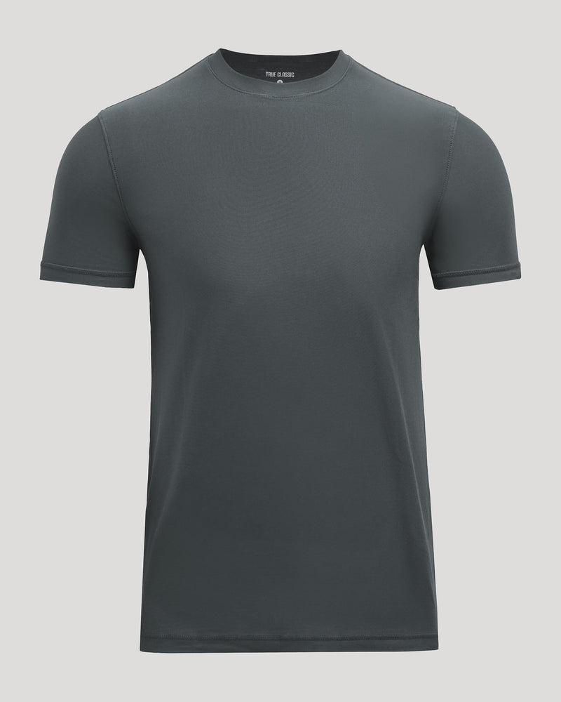 Carbon Active Crew Neck Tee – Lightweight Athletic Performance Shirt
