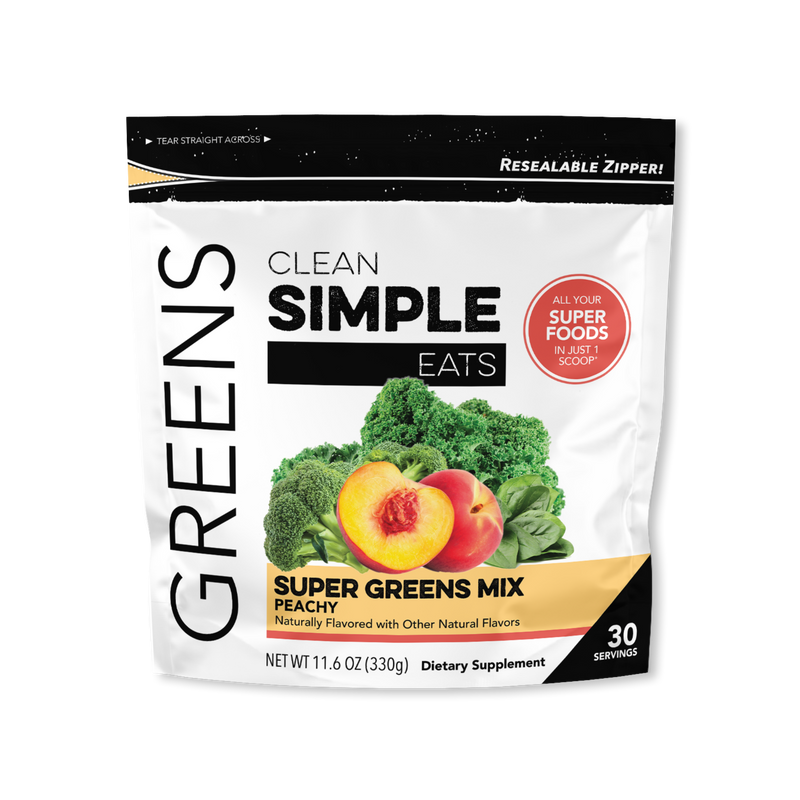 Greens Peachy Greens Mix 30 Servings Superfood Powder Daily Wellness