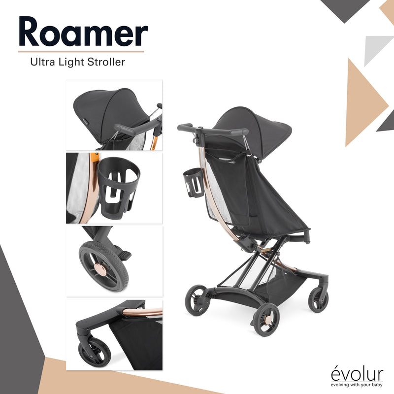 Evolur Roamer Ultra Light Stroller – Compact Travel Baby Stroller