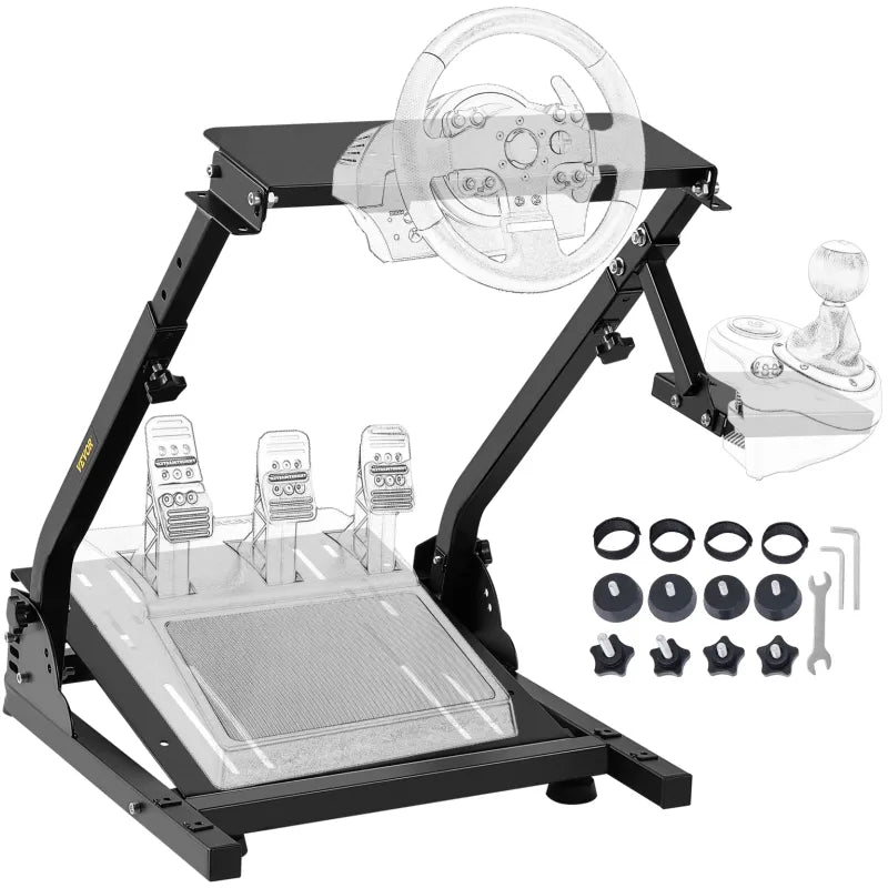 VEVOR Racing Simulator Steering Wheel Stand for Logitech Thrustmaster Fanatec