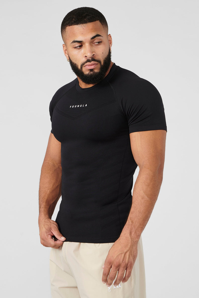 SuperVillain 475 Compression Tee Performance Athletic Fit Training Shirt