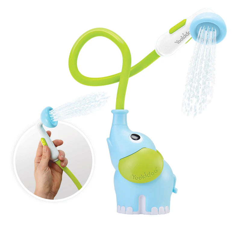 Elephant Baby Bath Shower Head Fun Water Sprayer Bath Toy for Toddlers