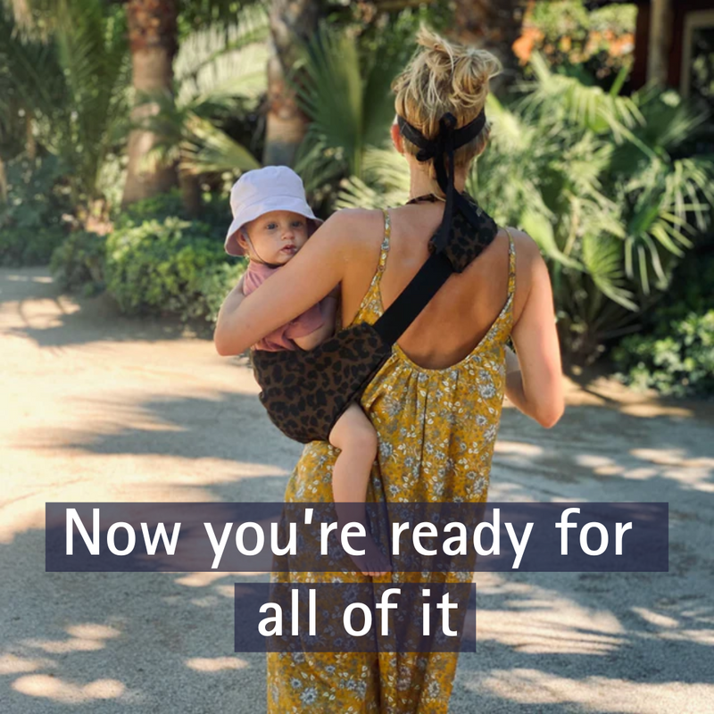 LIOR Cozy Sling Baby Carrier – Soft Adjustable Infant Wrap