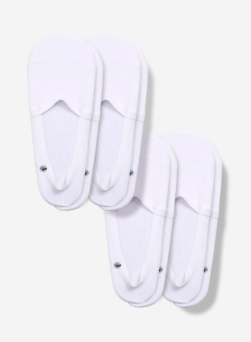 Organic Cotton No Show Socks 4-Pack – Soft Everyday Comfort Socks