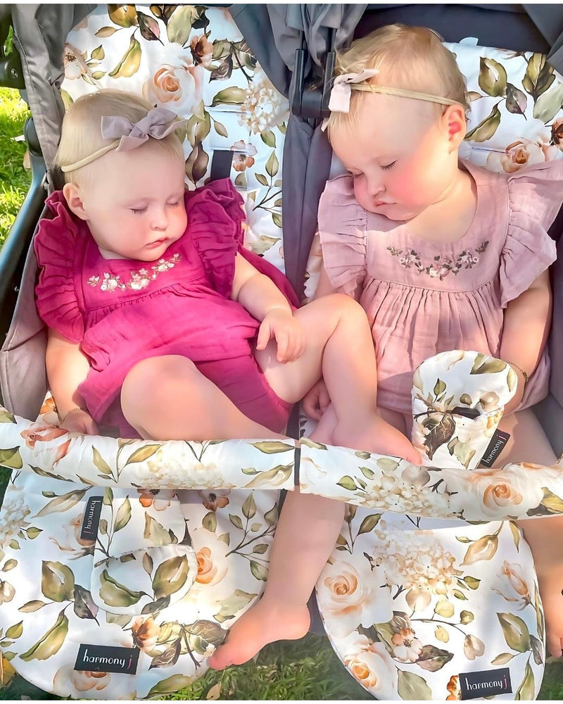 Double Pram Liner – Soft Comfortable Stroller Seat Cushion