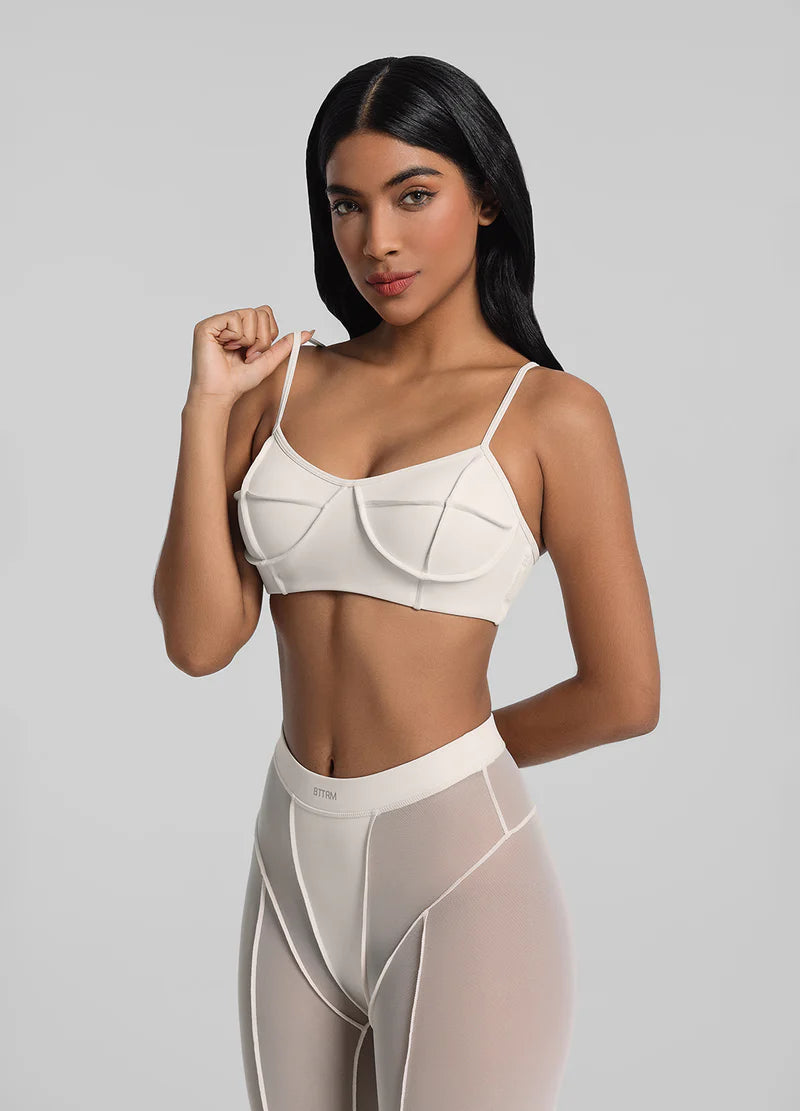 Contour Stitch Bralette – Soft Seamless Everyday Comfort Bra