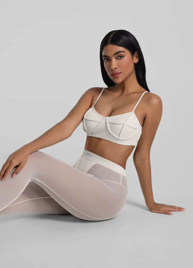 Contour Stitch Bralette – Soft Seamless Everyday Comfort Bra