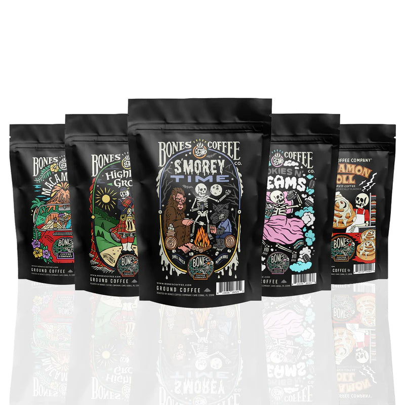 5 Bag Sample Pack Assorted Premium Variety Coffee Tea or Snack Sampler Set