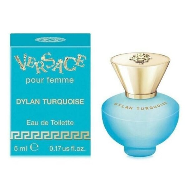 Versace Dylan Turquoise Eau de Toilette Splash 5ml 0.16oz for Women New