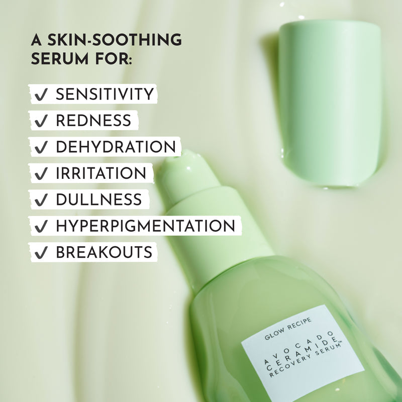 Avocado Ceramide Recovery Serum Deep Hydration Skin Barrier Care