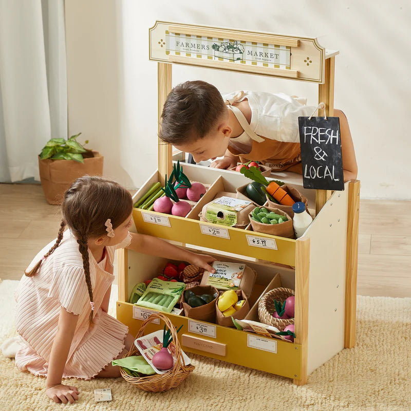 Tiny Land Organic Play Food Collection Wooden Pretend Play Food Set