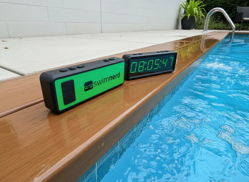 Swimnerd Personal Underwater Pace Clock with Free MP3 Player