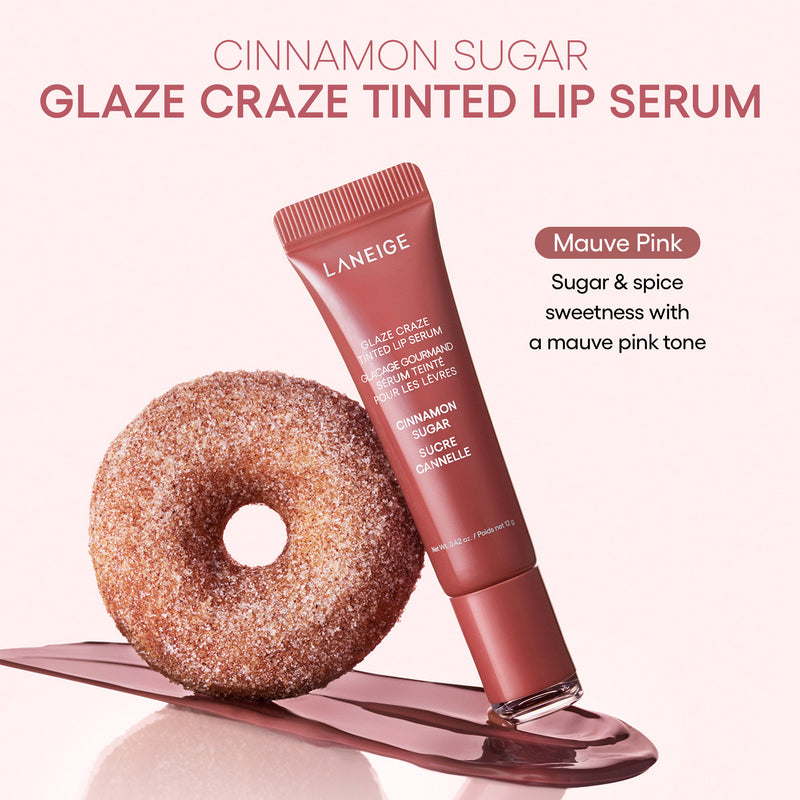 Glaze Craze Tinted Lip Serum Hydrating Glossy Finish Lip Care