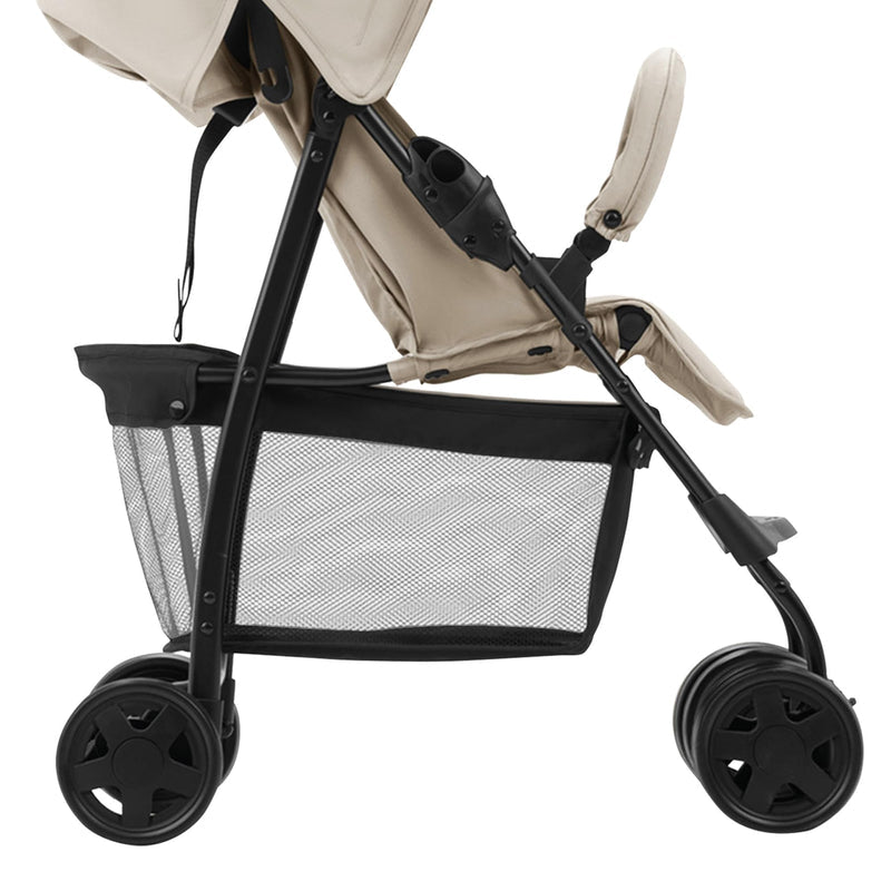 Hauck Lightweight Foldable Travel Stroller – Compact Sport Beige