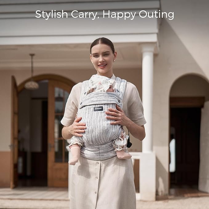 Momcozy Herihuge Baby Carrier | Jacquard, Stylish & All-Day Comfort